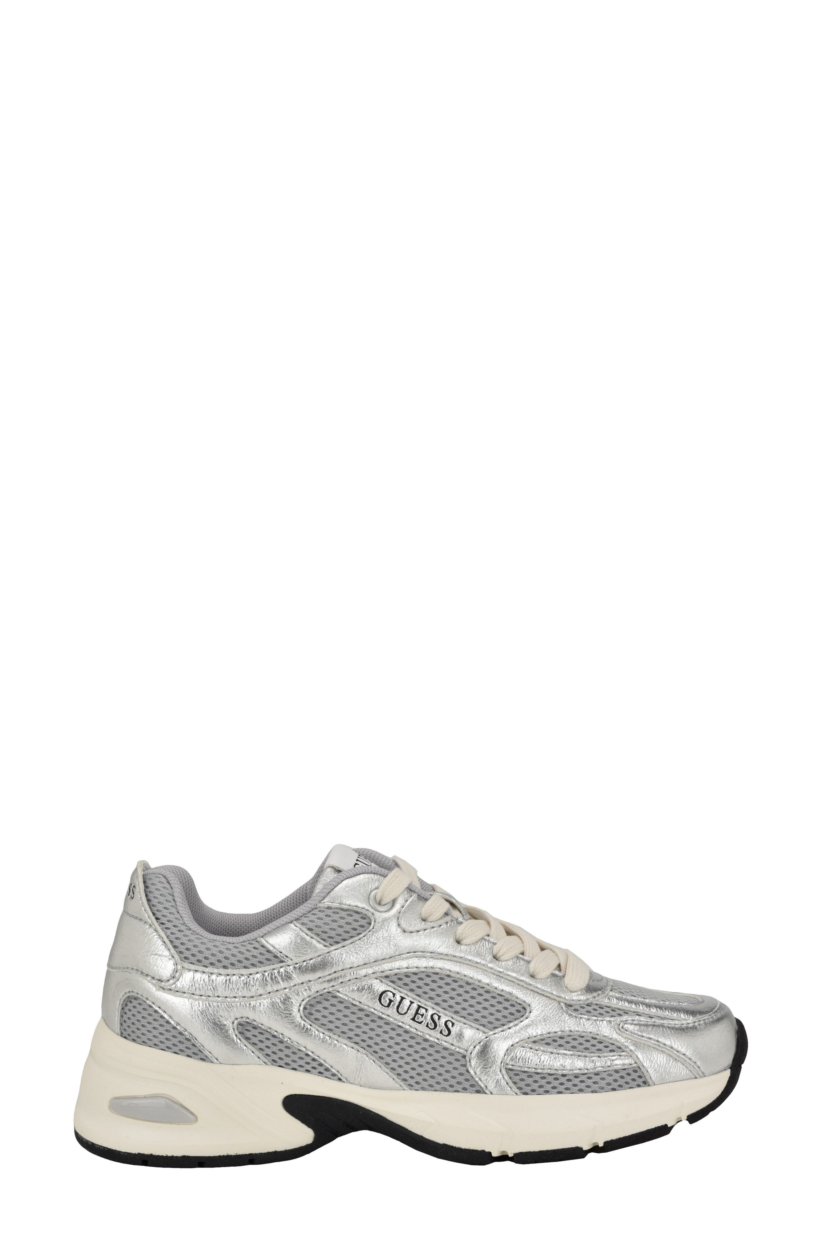 GUESS Lotty Metallic Athletic Sneaker, Alternate, color, 