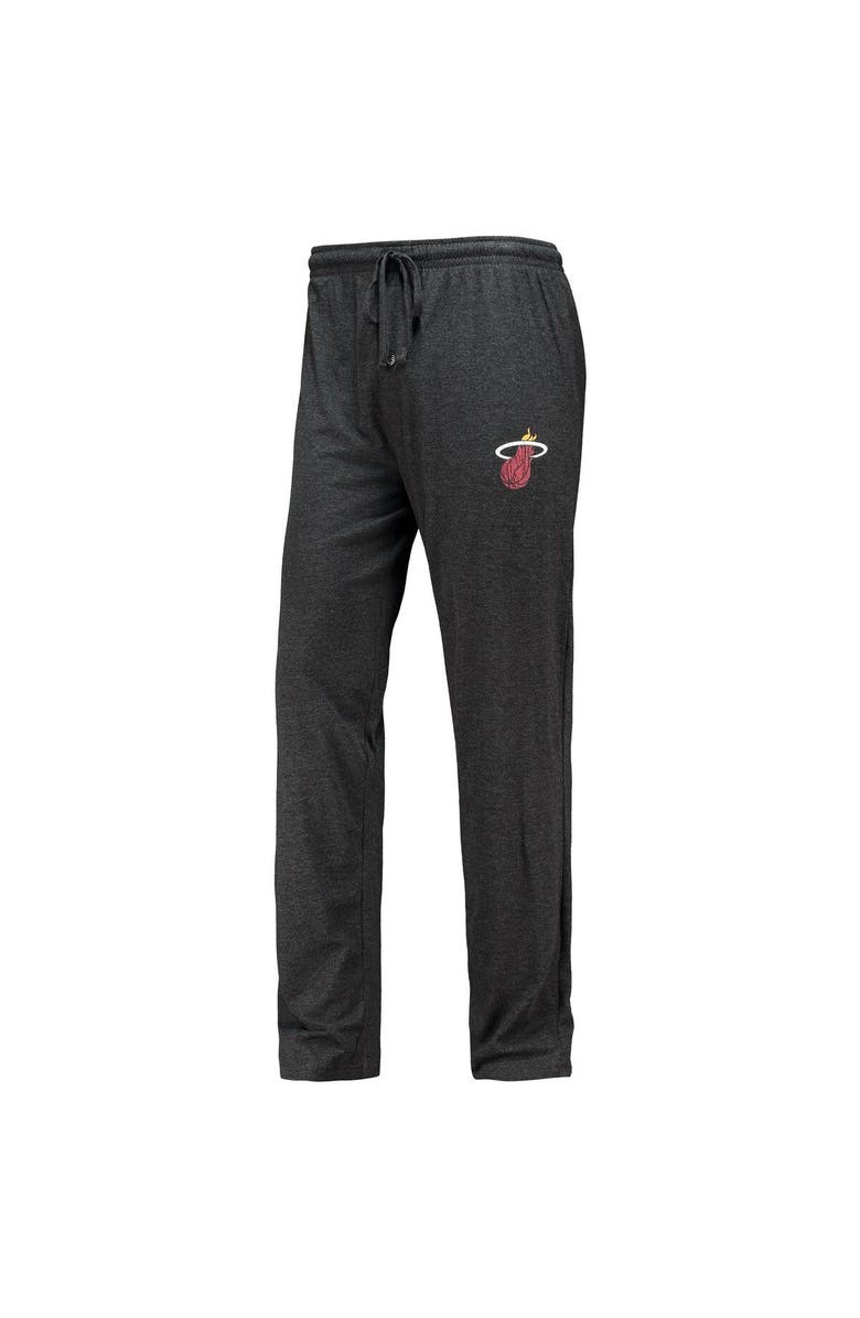 CONCEPTS SPORT Men's Concepts Sport Black/Red Miami Heat Long Sleeve T-Shirt & Pants Sleep Set, Alternate, color, 