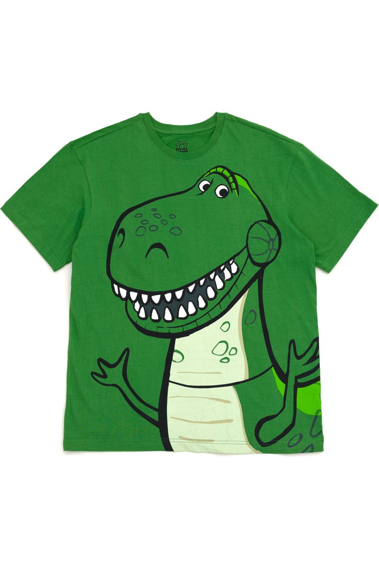 Toy Story Short Sleeve T-Shirt, Main, color, Rex Kelly Green