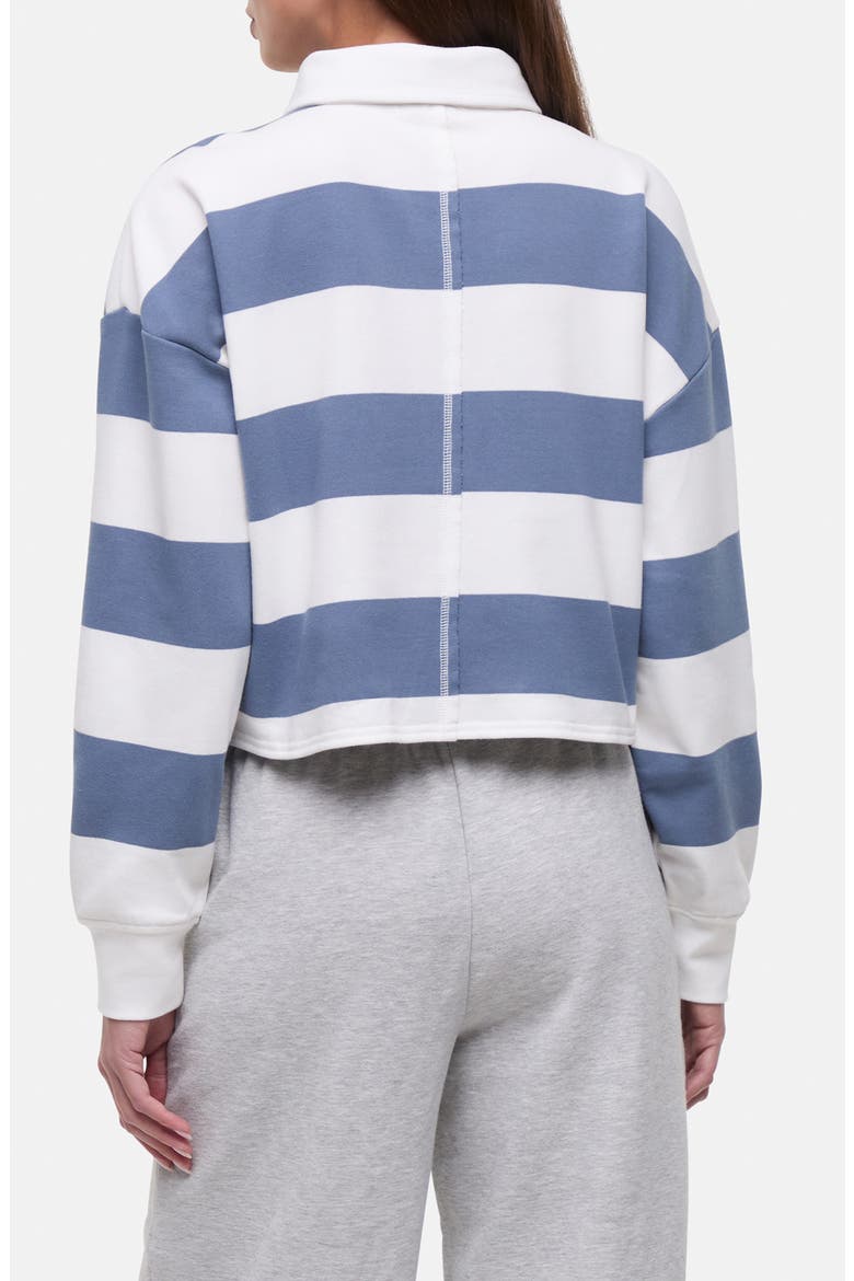 Alma Striped Rugby Polo, Alternate, color, CHINA BLUE WIDE RUGBY STRIPE
