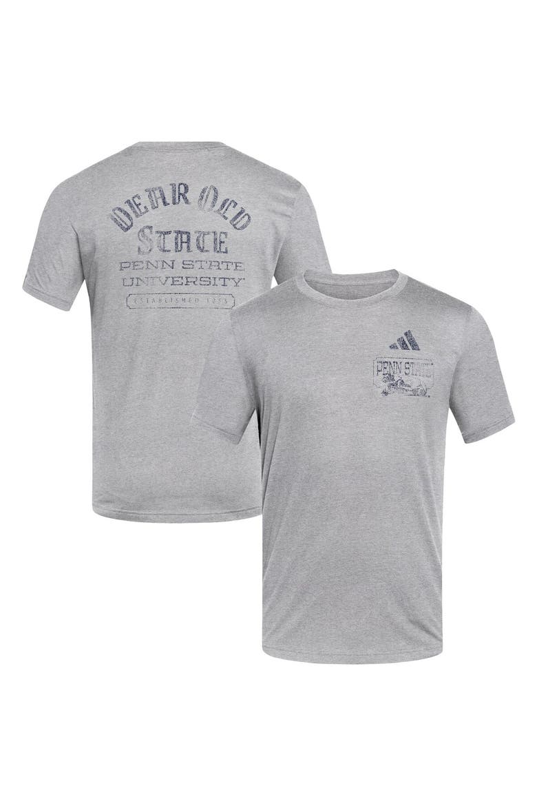 Men's adidas Gray Penn State Nittany Lions Dear Old State Blend T-Shirt, Main, color, Gray