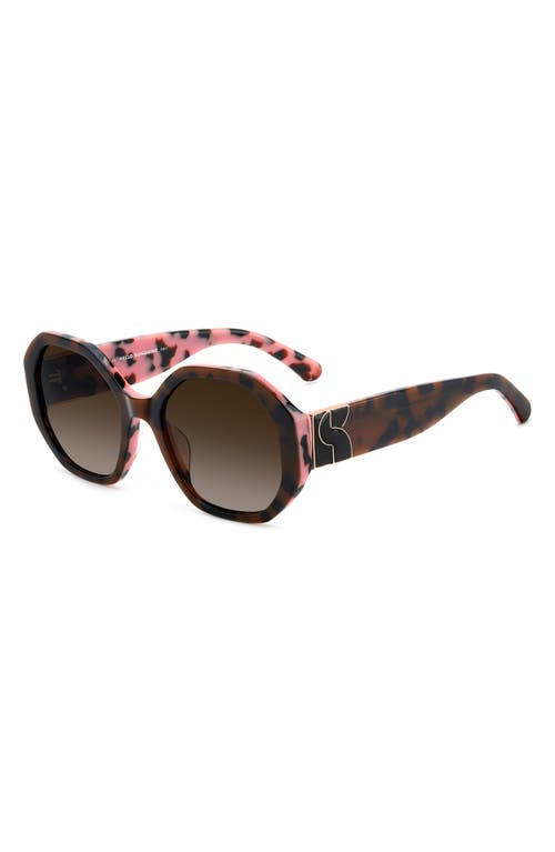 Kate Spade New York Flynnie 54mm Geometric Sunglasses