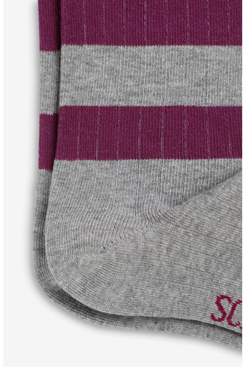 H Stripes L Socks Girls, Alternate, color, Grey