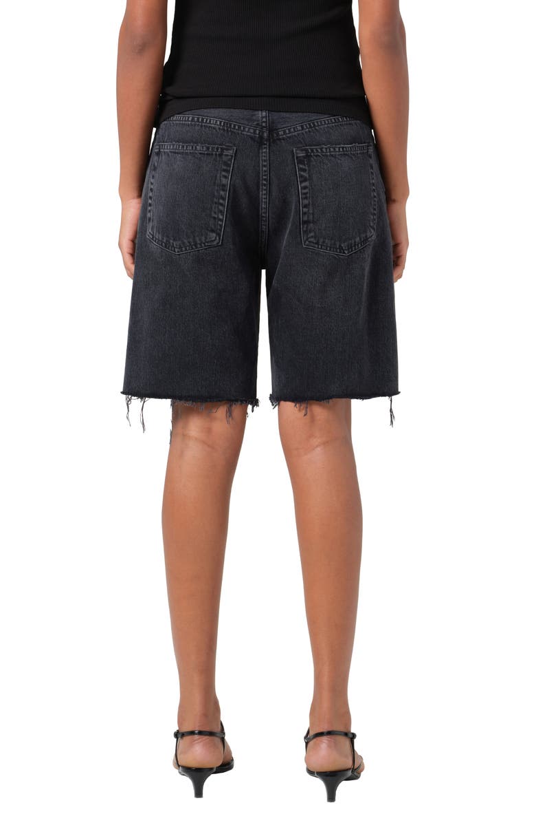 AGOLDE '90s Long Cutoff Denim Shorts, Alternate, color, Hitch