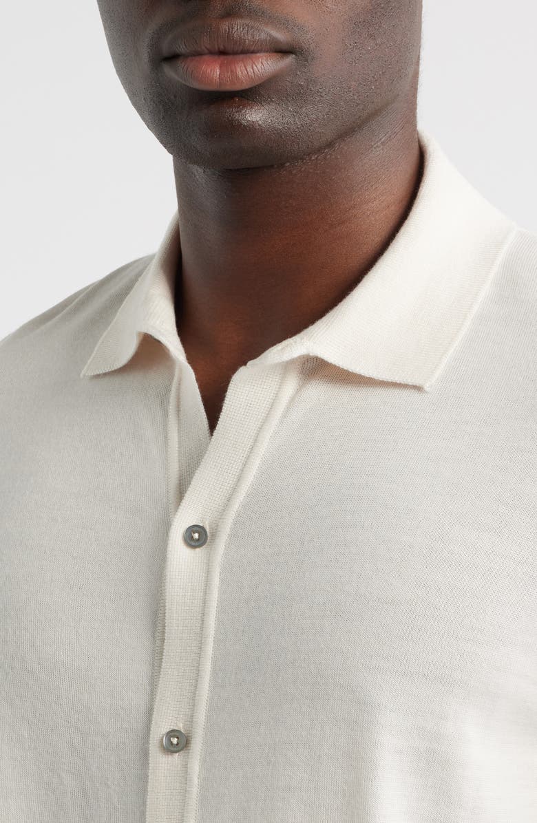 BOSS Helbert Wool Cardigan, Alternate, color, Open White