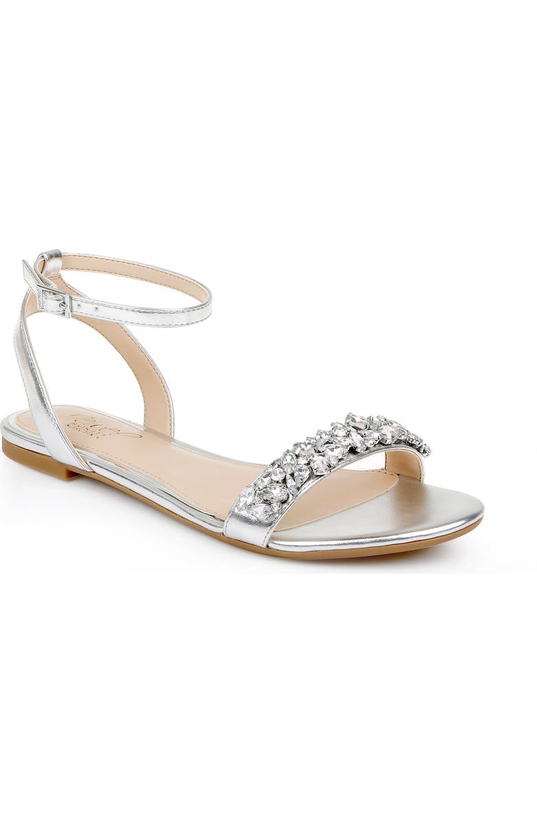 Jewel Badgley Mischka Ohara Ankle Strap Sandal, Main, color,