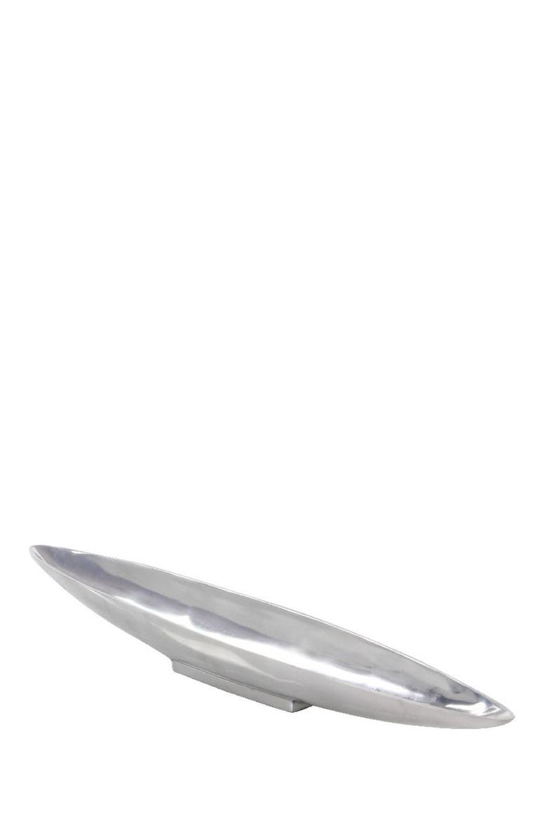 WILLOW ROW Silvertone Aluminum Tray, Main, color, 