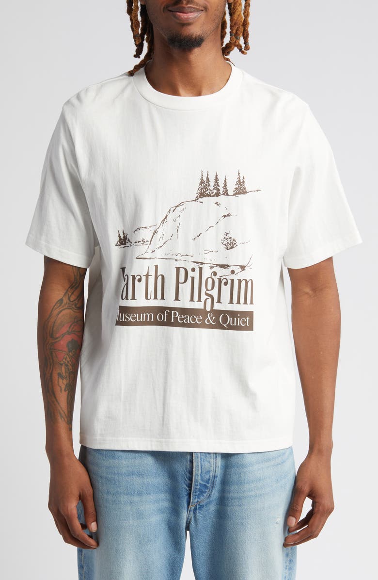 Museum of Peace & Quiet Earth Pilgrim Graphic T-Shirt, Main, color, 