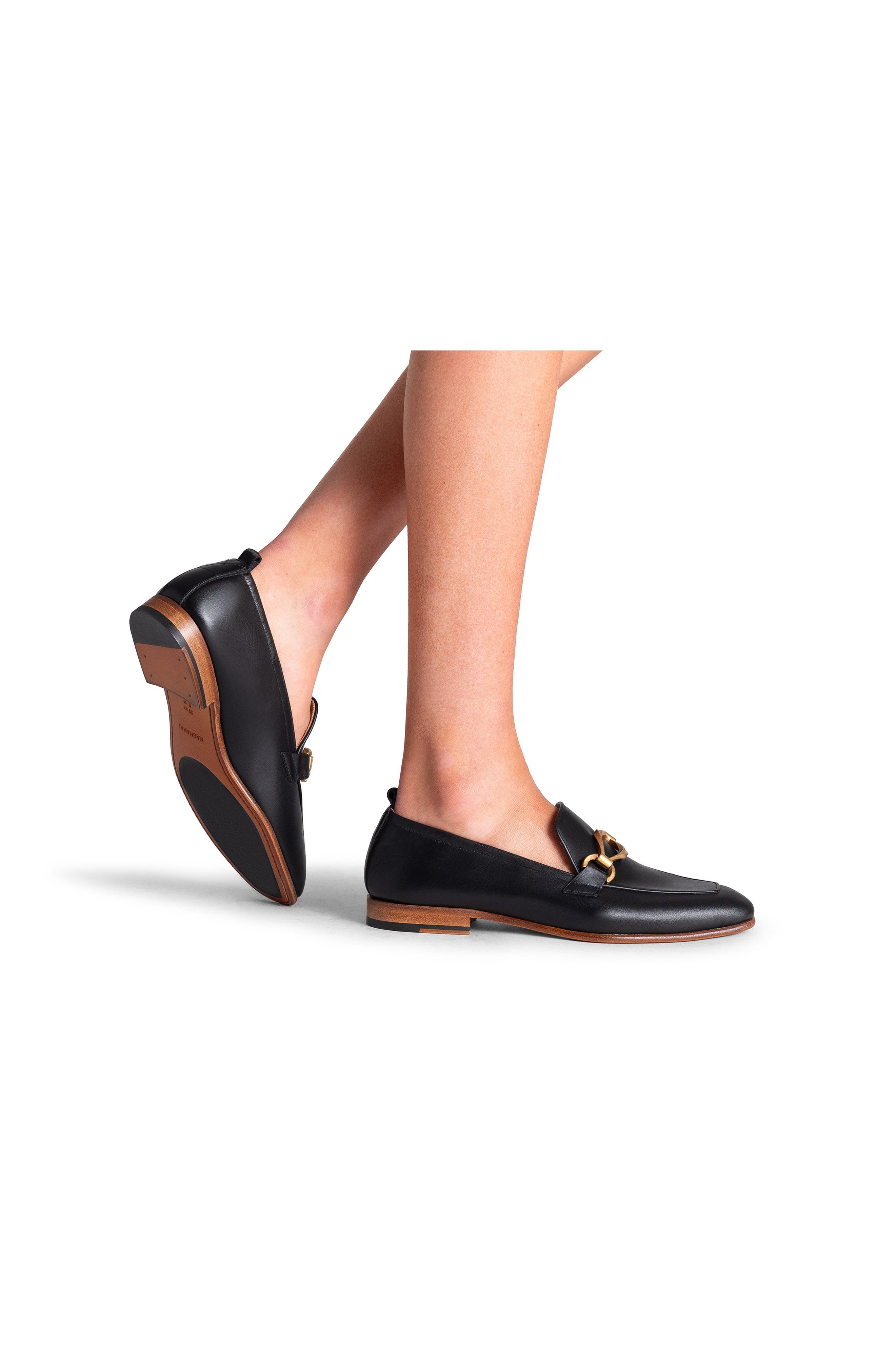 Magnanni Priscilla Bit Loafer, Alternate, color, Black