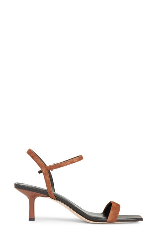 Nordstrom Sydney Ankle Strap Sandal In Rust Bisque