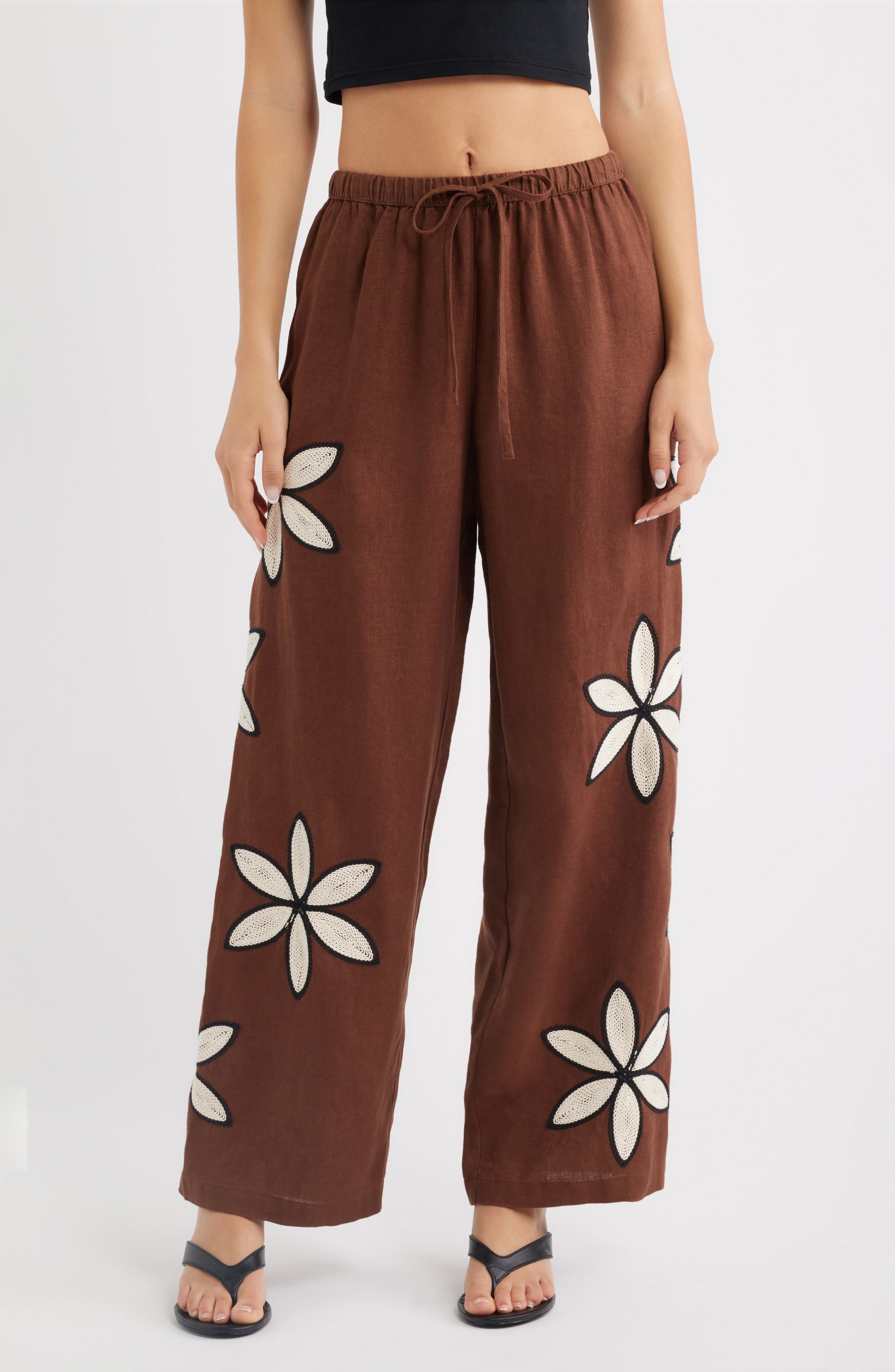 selected COCOA FLORAL EMBROIDERY