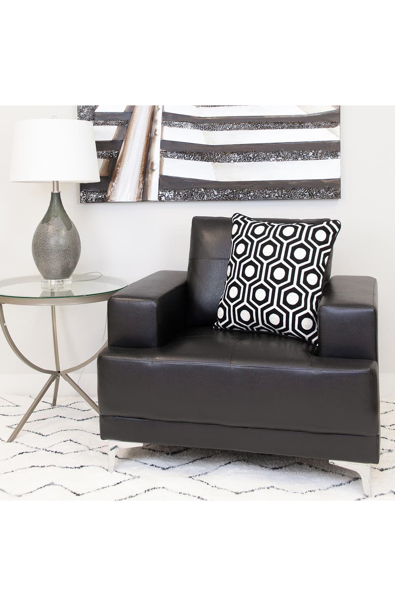 PARKLAND COLLECTION Ursae Embroidered Throw Pillow, Alternate, color, Black