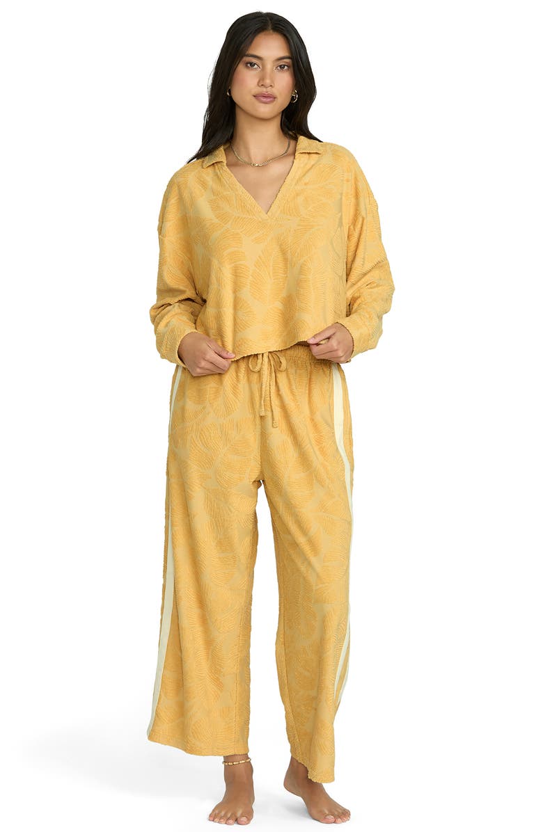 Billabong Sun Palm Terry Pullover, Alternate, color, Gold Coast