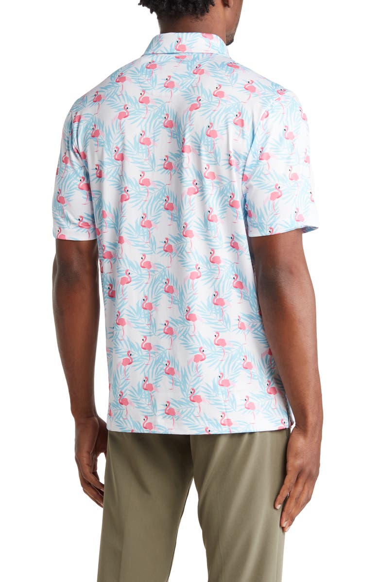 CONSTRUCT Flamingo Short Sleeve Polo, Alternate, color,