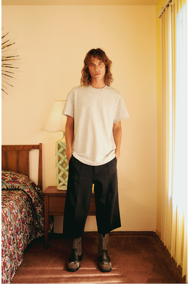 Cotton Woven Short, Alternate, color, BLACK