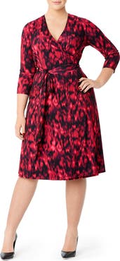 Mynt 1792 Print Jersey Wrap Dress