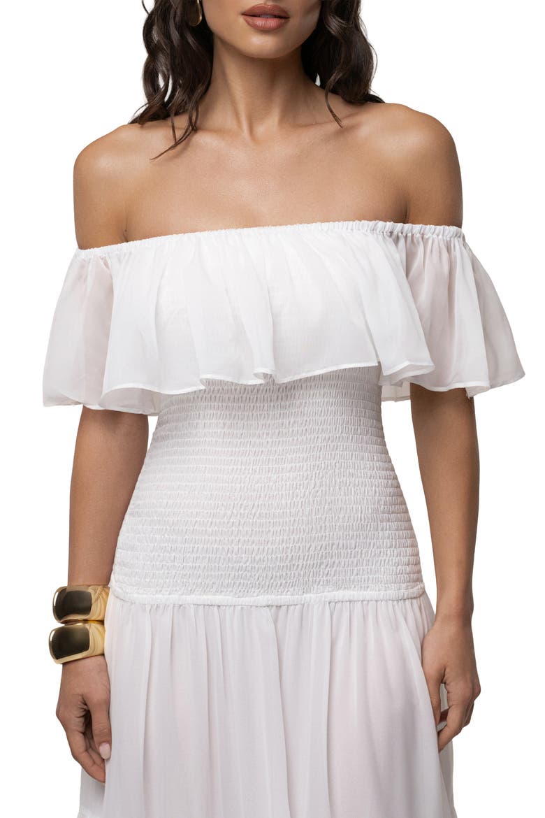Seaside Drift Maxi Dress, Alternate, color, Ivory