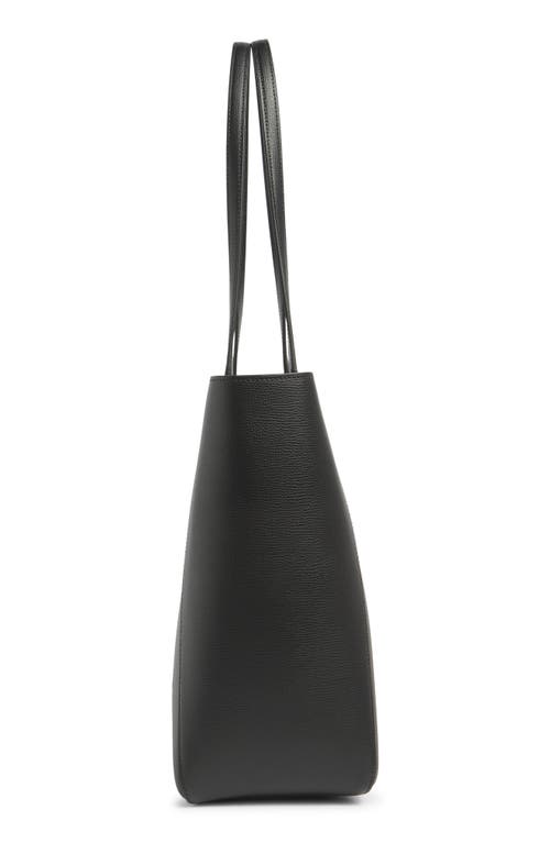 Kate Spade New York Poppy Refined Grained Leather Tote Bag In Black