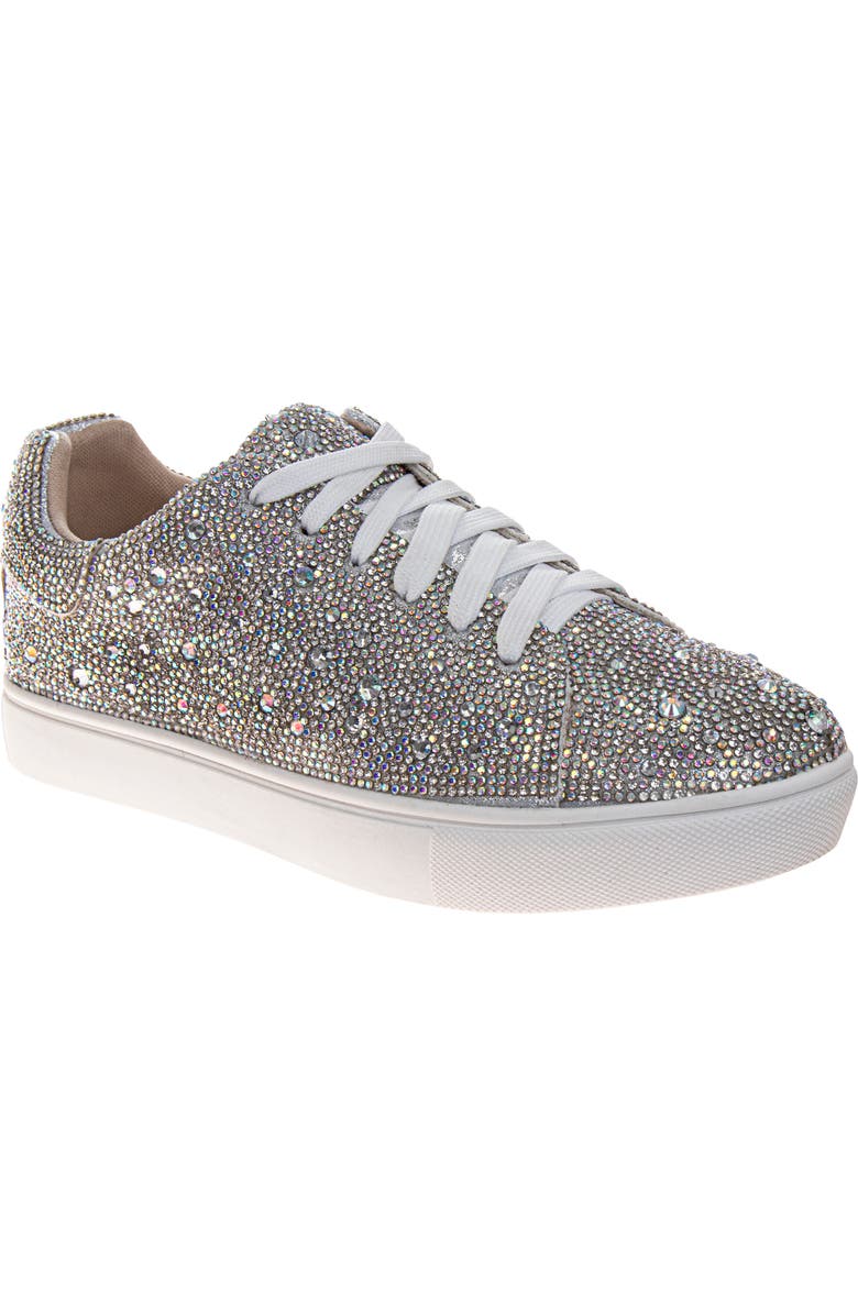 BADGLEY MISCHKA Kids' Glitzy Sneaker, Main, color,