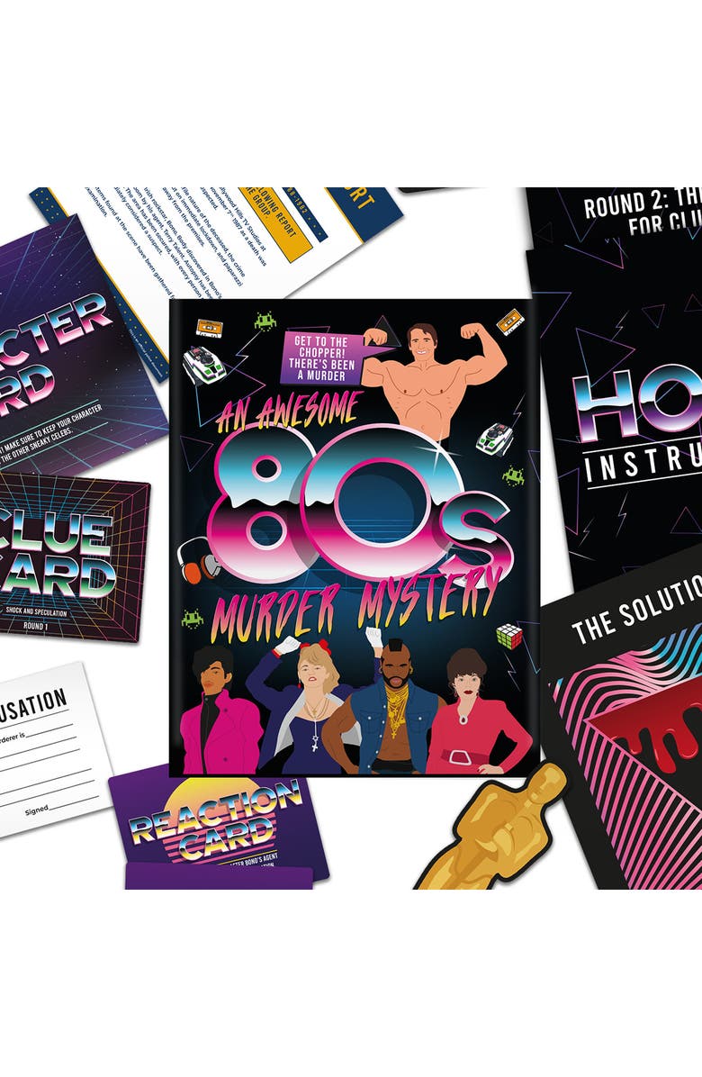 GIFT REPUBLIC An '80s Murder Mystery Game, Alternate, color, Assorted