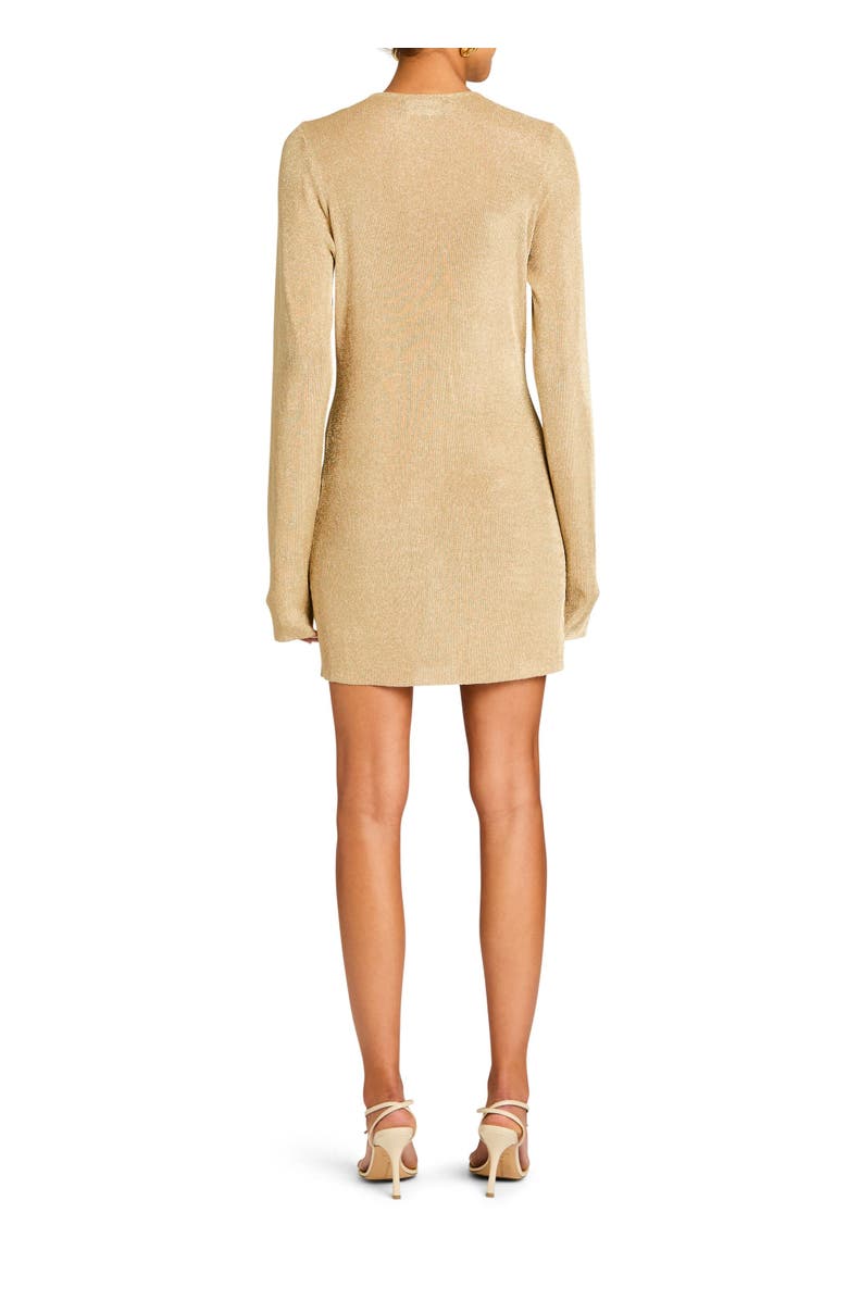 SER.O.YA Emeri Metallic Knit Mini Dress, Alternate, color, 