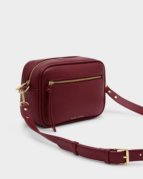 Katie Loxton Hallie Crossbody Bag In Burgundy