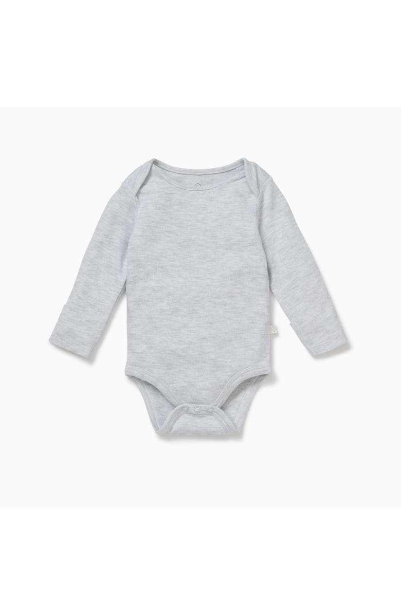 MORI Long Sleeve Bodysuit, Main, color, Grey