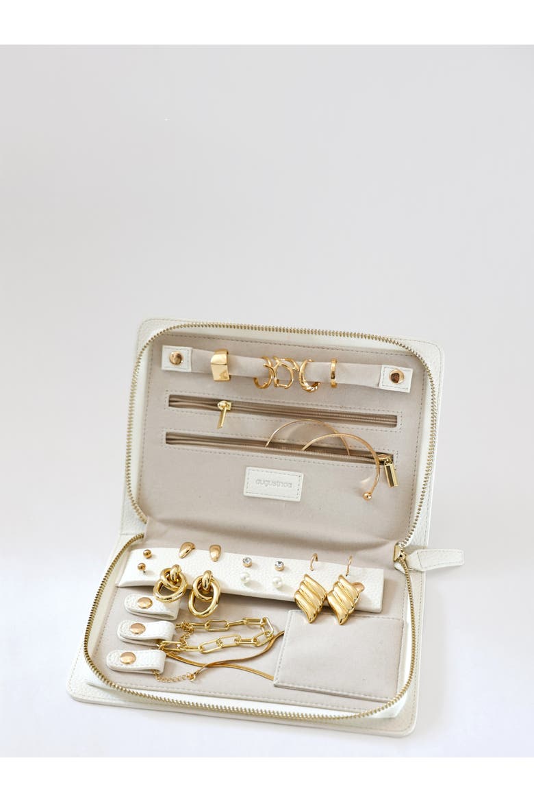 Travel Jewelry Organizer, Alternate, color, White