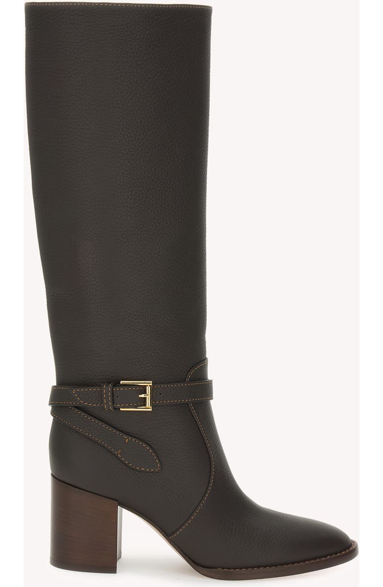 Gianvito Rossi Varenne 70 Boot, Main, color, Brown Calf Leather