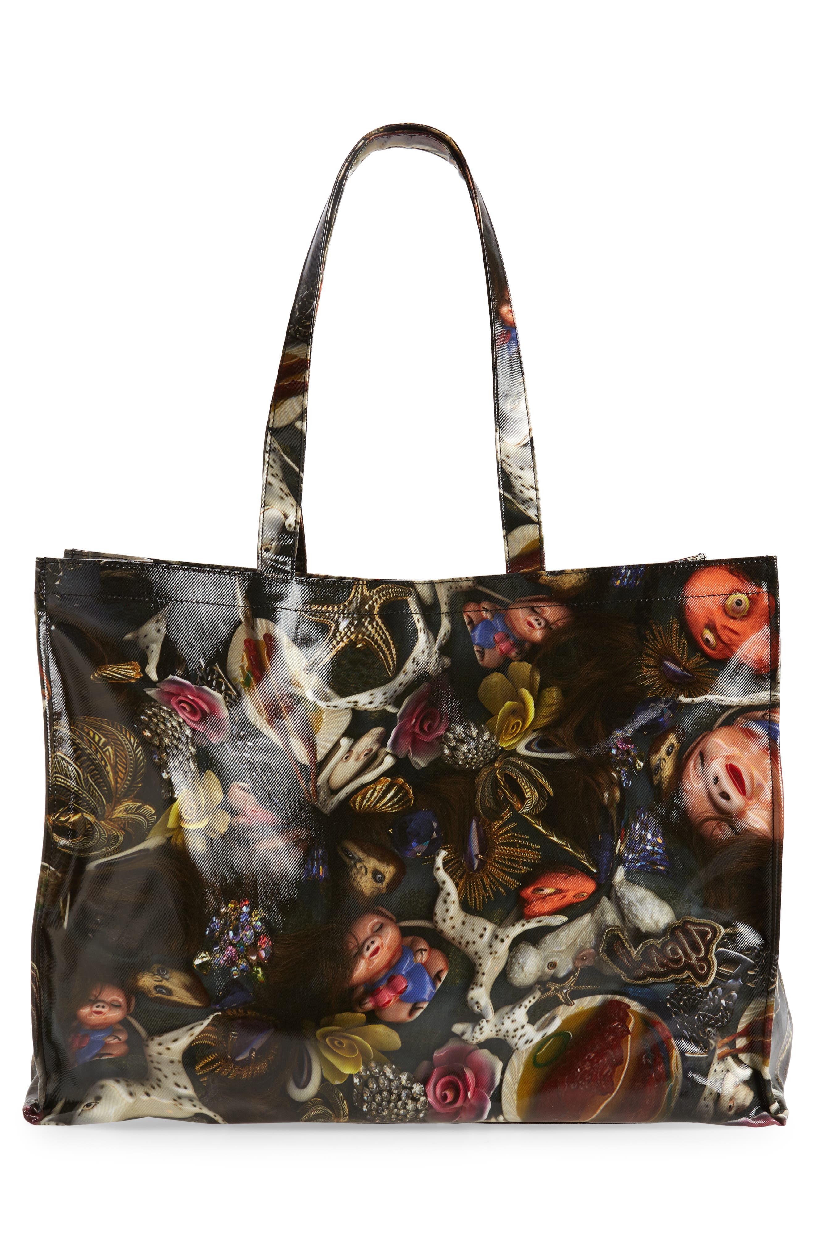 x Per Sundberg Print Tote, Alternate, color, BLACK MULTICOLOR