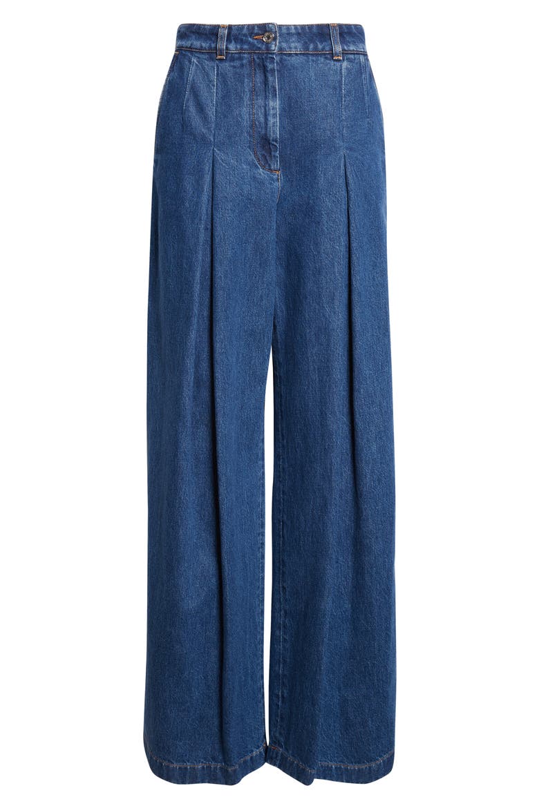 Denim Flare Leg Jeans, Alternate, color, S9001 BLUE