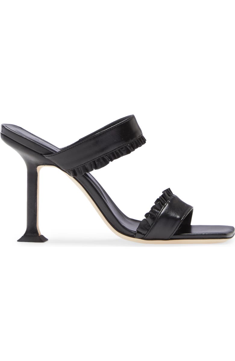 By Far Pina Leather Slide Sandal, Alternate, color,