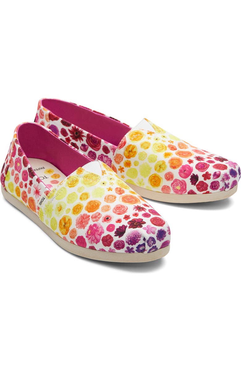 TOMS x Paper Source Alpargata Slip-On Sneaker, Main, color,