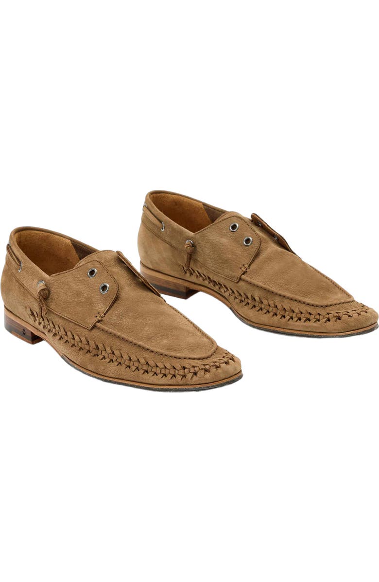 John Varvatos Merida Boat Shoe, Main, color, Wood Brown