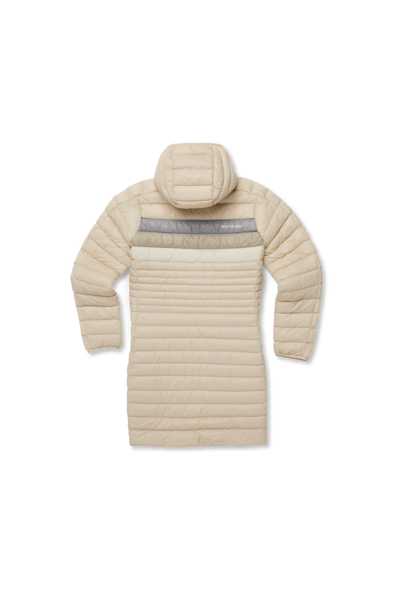 Fuego Down Parka - Women's, Alternate, color, Cream Stripes