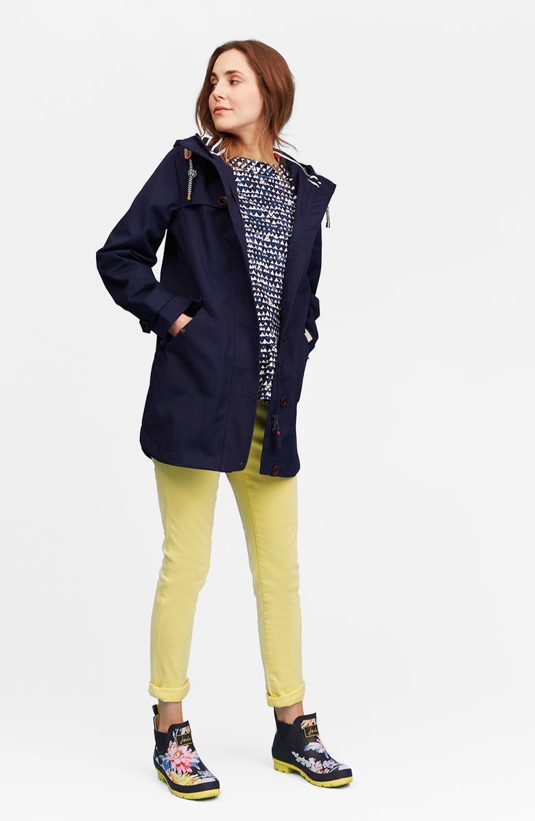 Joules Right as Rain Waterproof Hooded Jacket, Alternate, color,