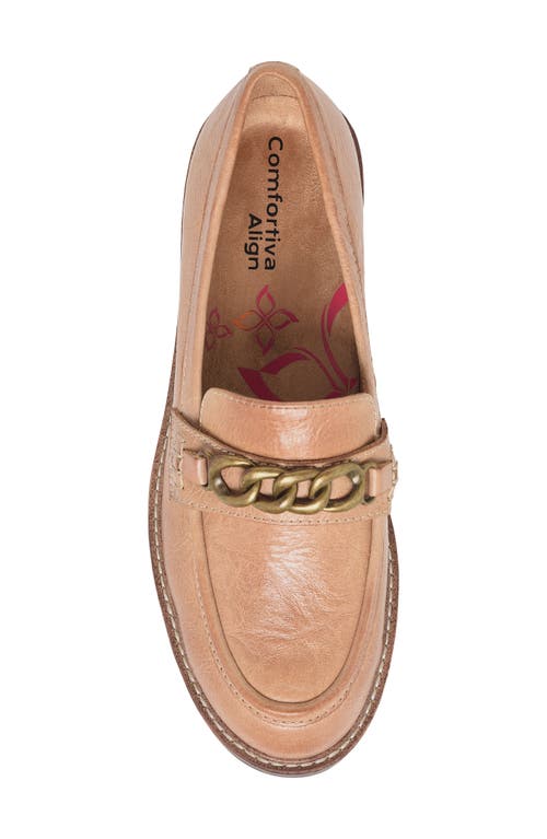 Comfortiva Linz Lug Sole Loafer In Tan