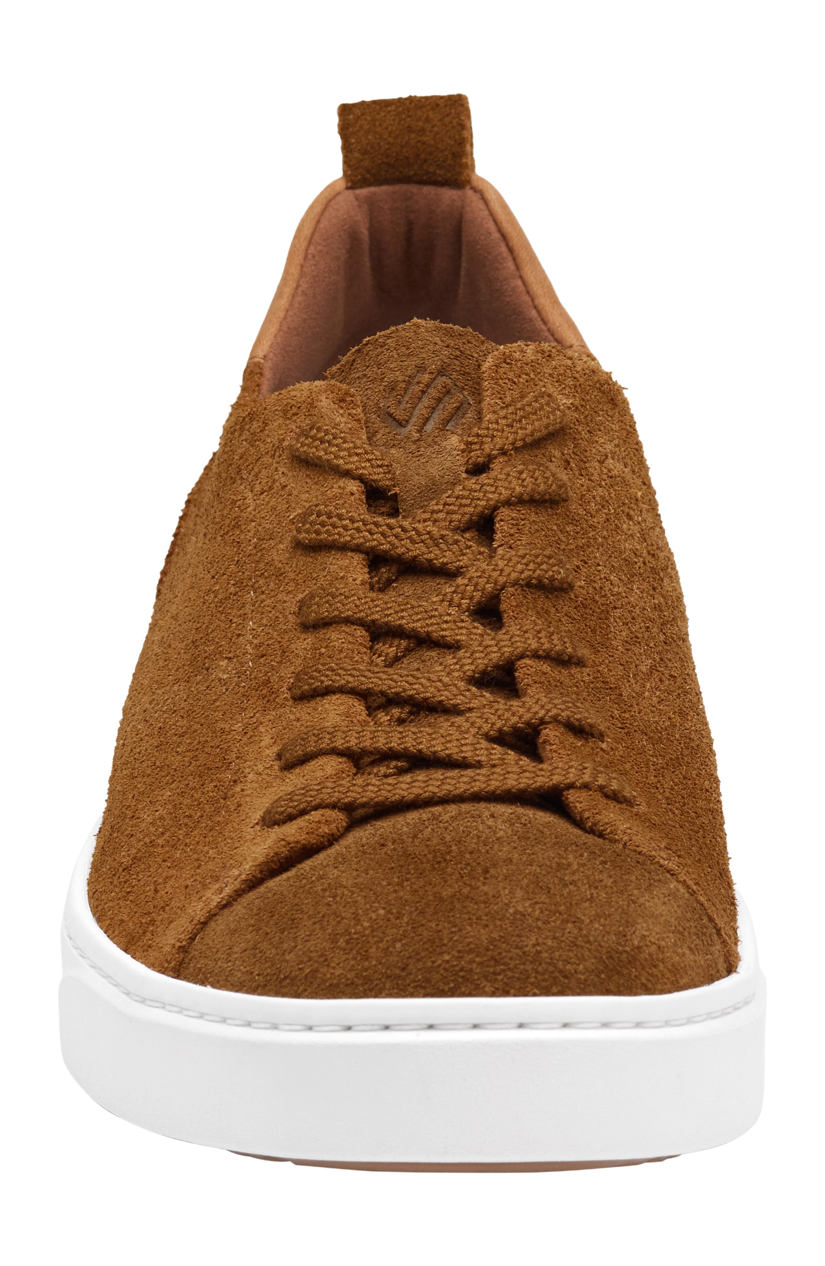 Johnston & Murphy Ollie Low Top Sneaker, Alternate, color, Snuff Washable Suede