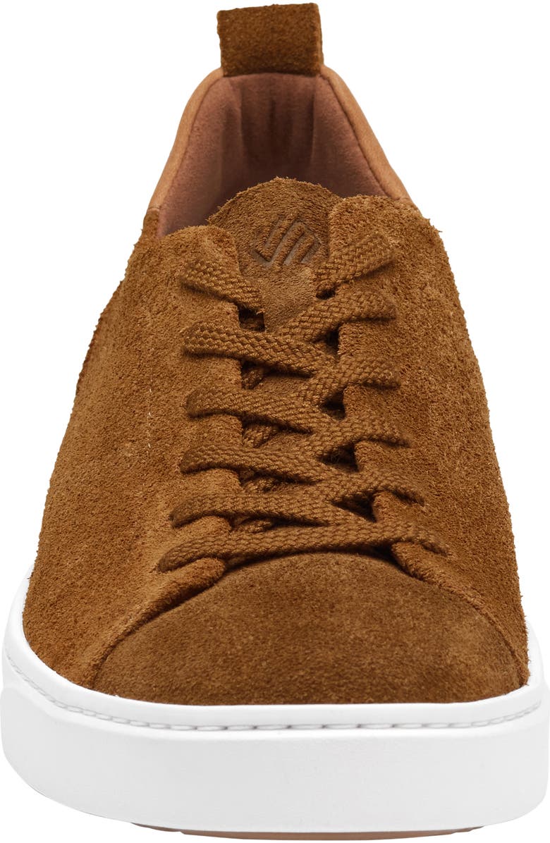 Johnston & Murphy Ollie Low Top Sneaker, Alternate, color, Snuff Washable Suede