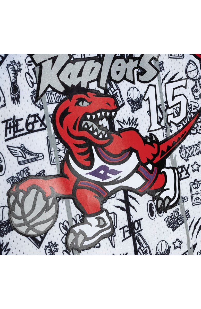 Mitchell & Ness Men's Mitchell & Ness Vince Carter White Toronto Raptors 1998/99 Swingman Jersey, Alternate, color, 