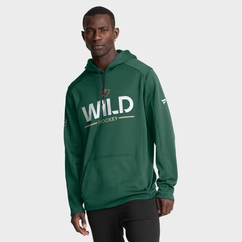 Men
s Fanatics Green Minnesota Wild Authentic Pro Rink Hoodie