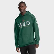 FANATICS Men's Fanatics Green Minnesota Wild Authentic Pro Rink Hoodie