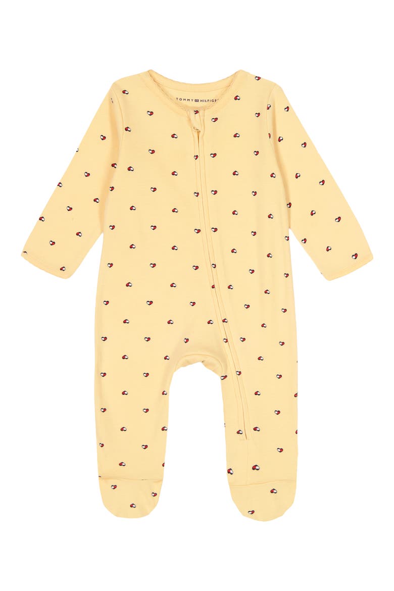 Heart Footie, Main, color, GOLD