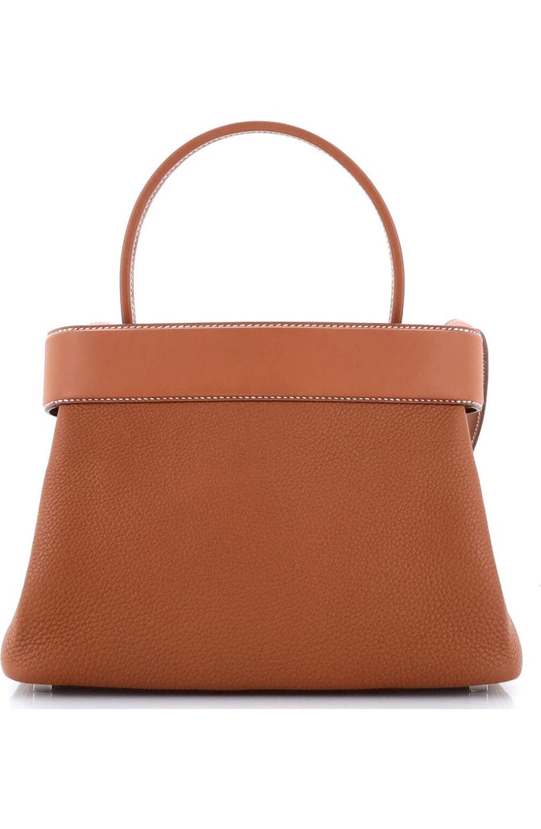 Pre-Owned Hermes Medor Handbag Togo, Alternate, color, Gold