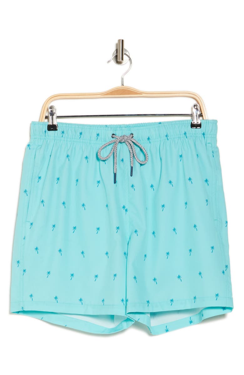 Rainforest Palm Tree Swim Trunks, Alternate, color, 