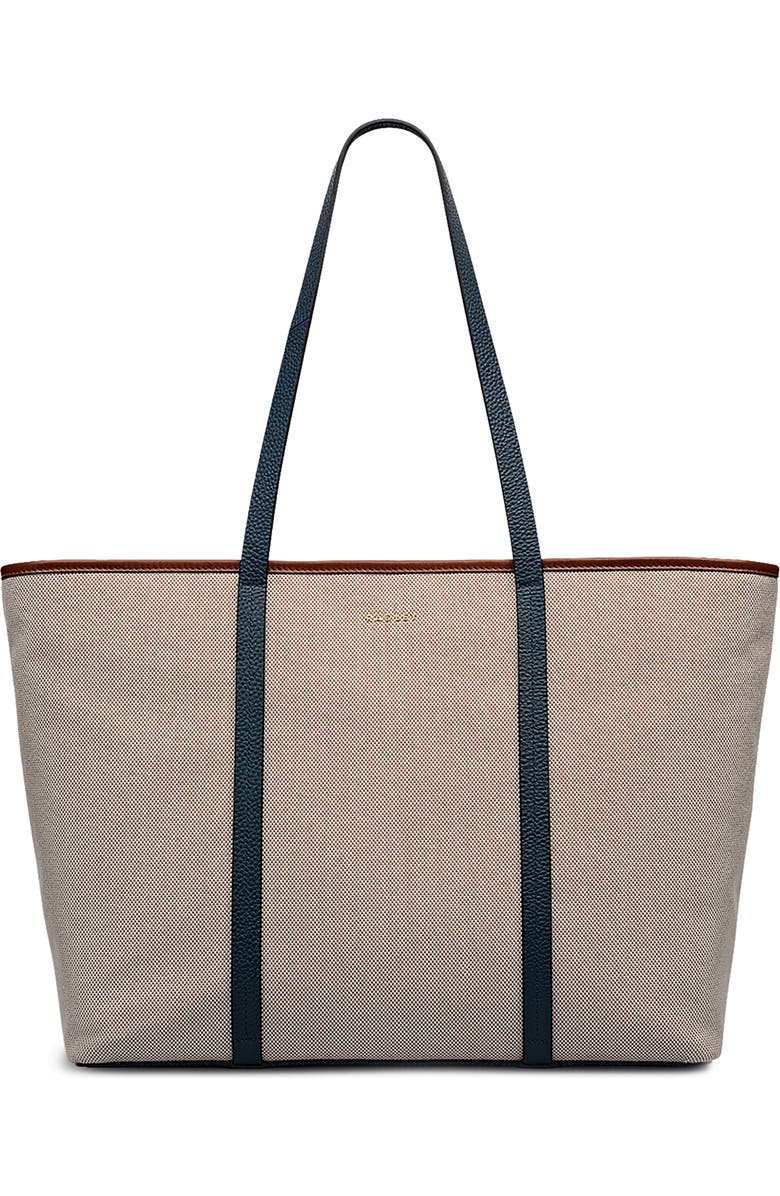 Radley Large Templeton Place Zip Tote, Main, color, Natural