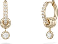 Spinelli Kilcollin Zahra Diamond Pavé Huggie Hoop Earrings