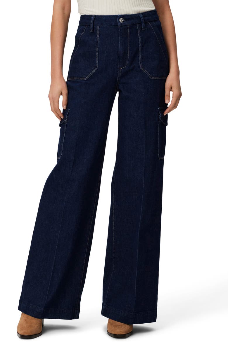 PAIGE Harper High Waist Wide Leg Cargo Jeans, Main, color, 