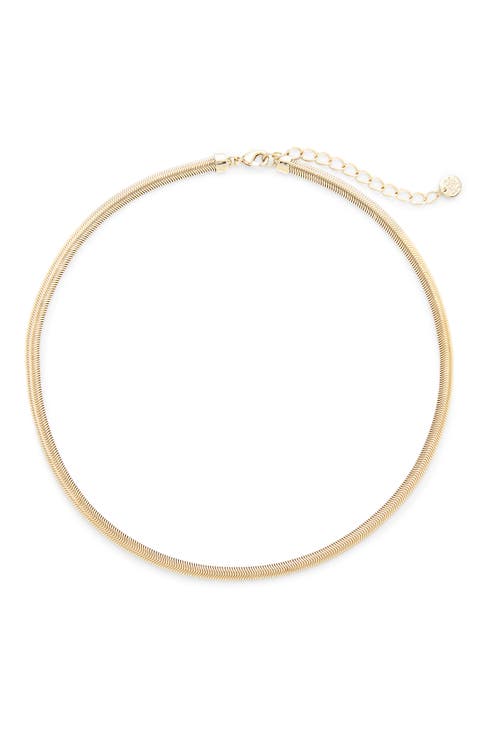 Izzy Herringbone Chain Choker