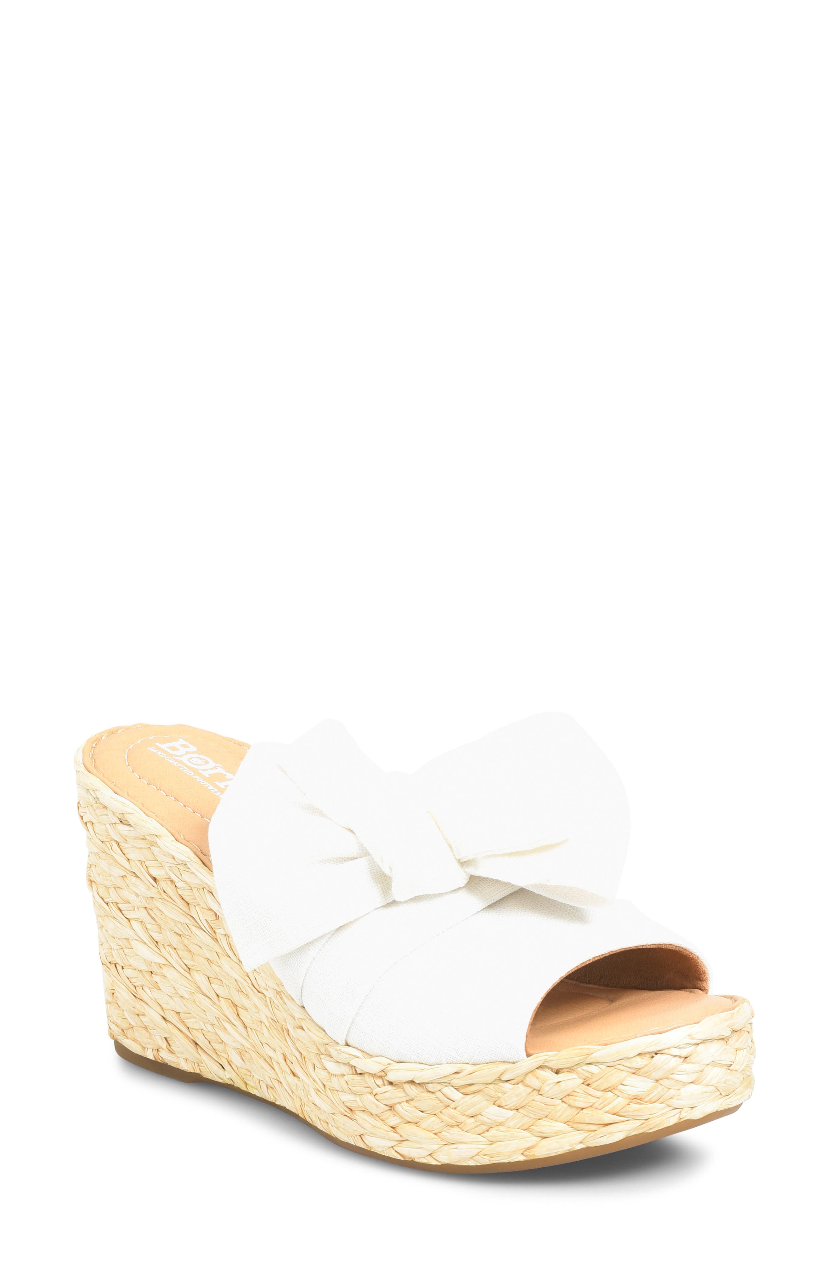 Børn Adalia Espadrille Platform Wedge Slide Sandal, Main, color, 